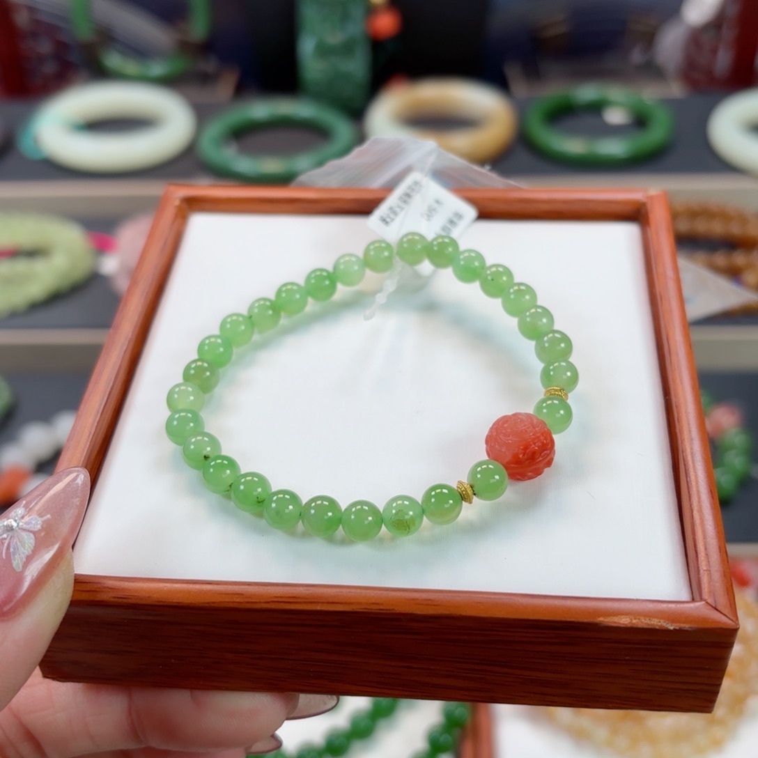 和田玉手链未镶嵌