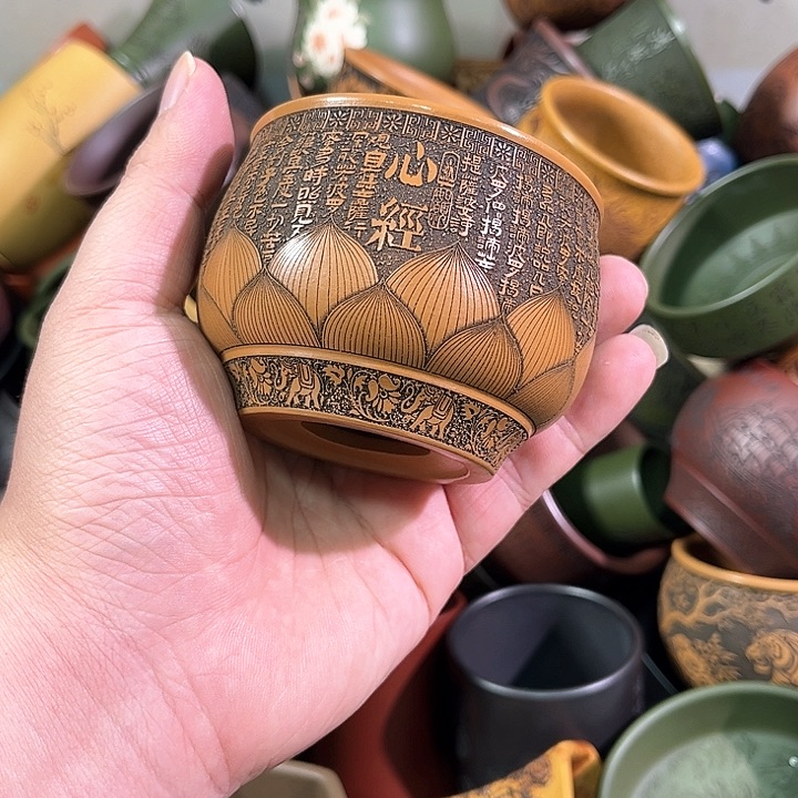 茶杯紫砂全手工紫砂主人杯