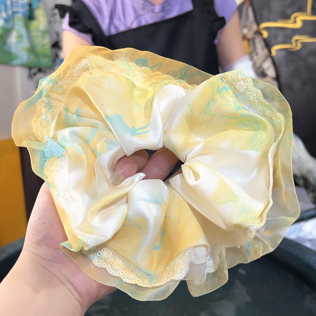 280精品蕾丝发圈手作