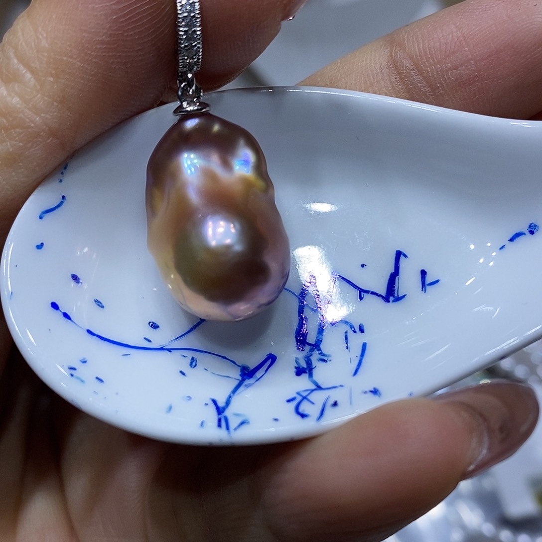 淡水珍珠耳钉未镶嵌