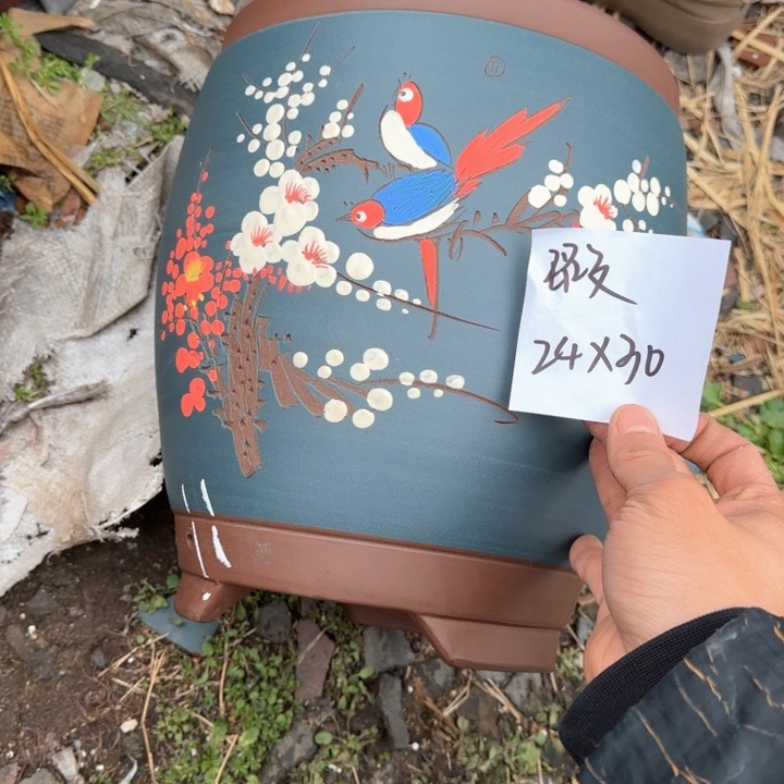 紫砂花盆特价清仓