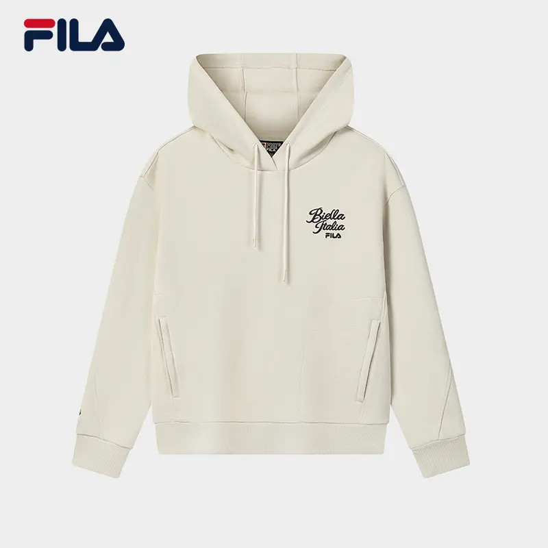 【舒适百搭】Fila/斐乐连帽卫衣冬季厚实女款保暖运动F11W619212F