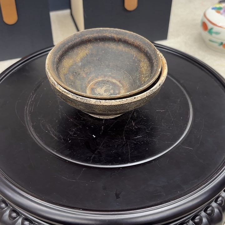 时***心表哥家的老物件两个盏