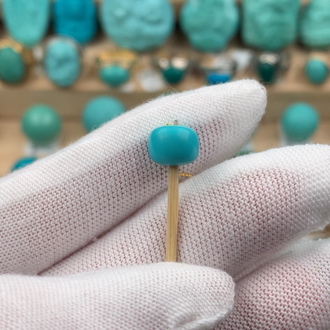 绿松石配饰未镶嵌卡8.3*6.8