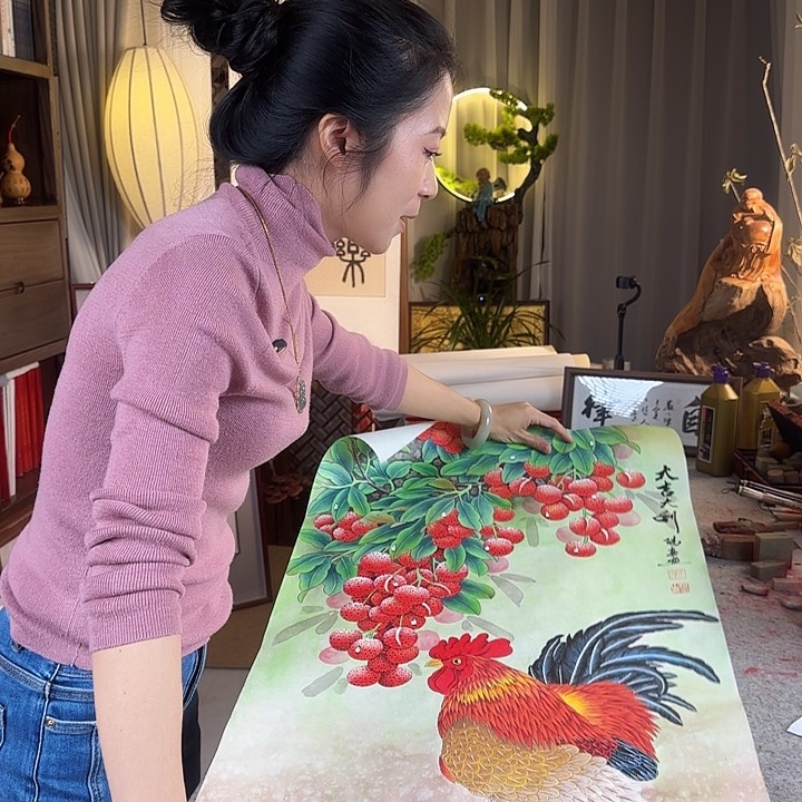 书法伊人阳亮大吉大利