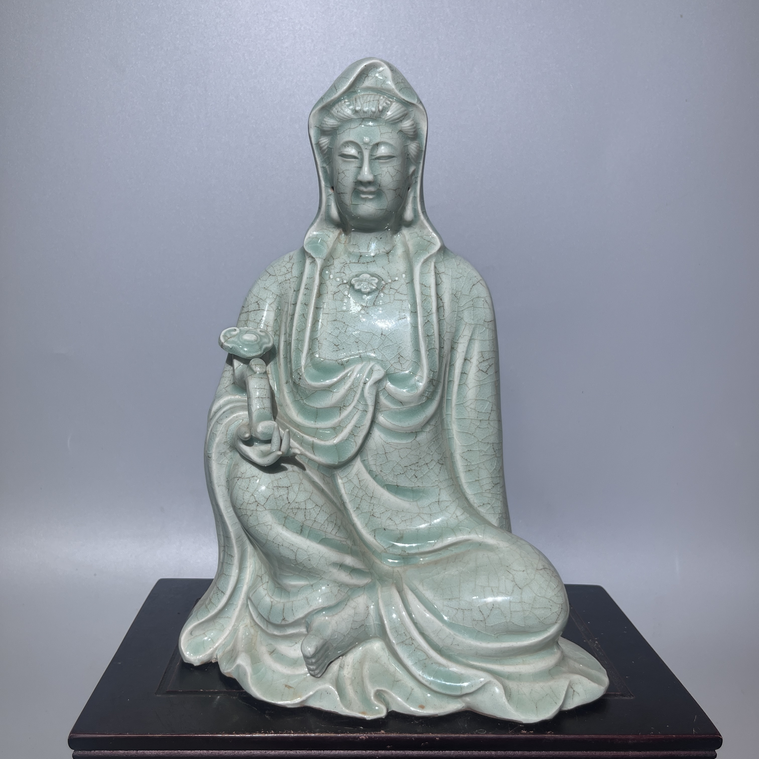 湖田窑观音像老物件
