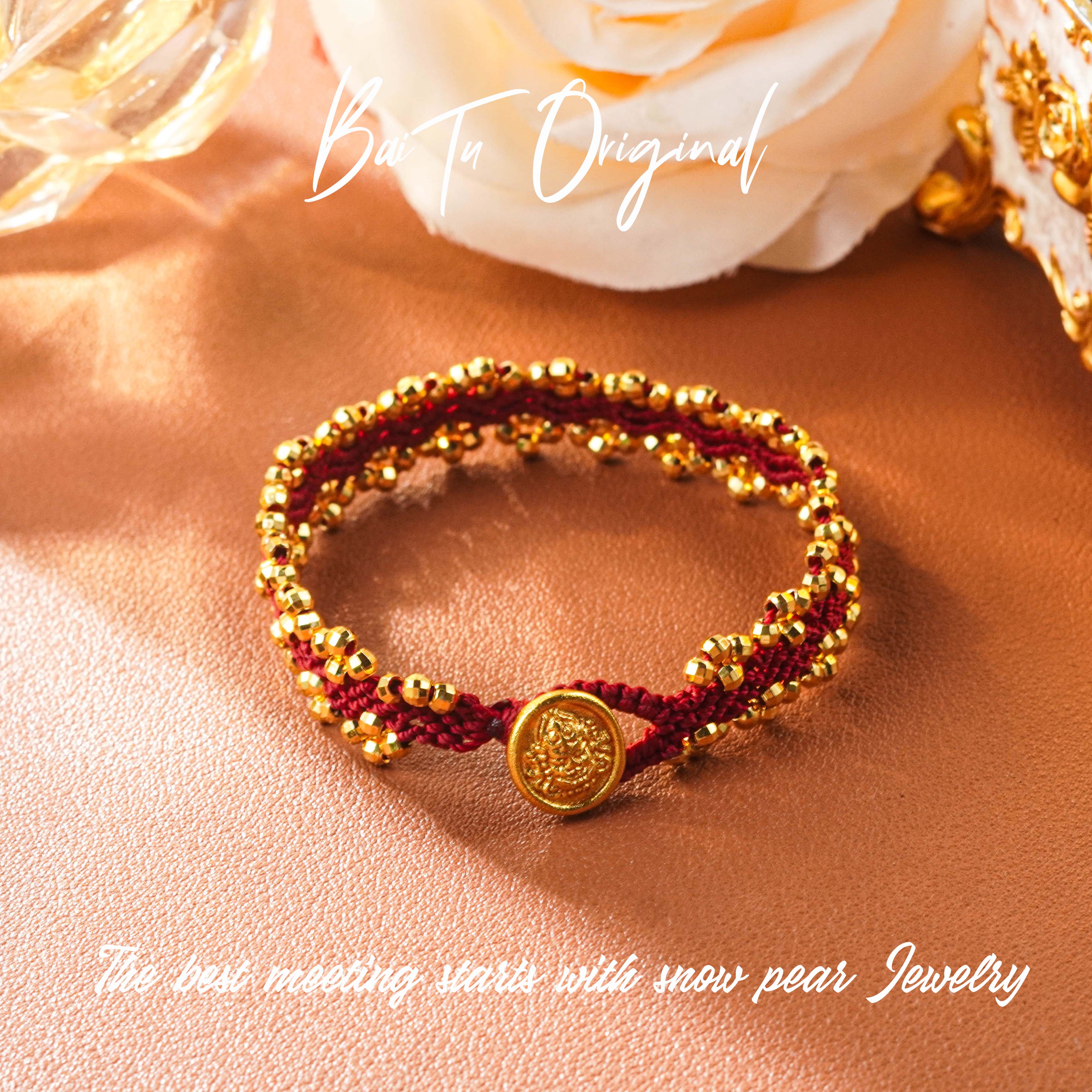 铜合金布艺手链 【柏荼】铜 ♠ 原创轻奢  YDS3541 手链