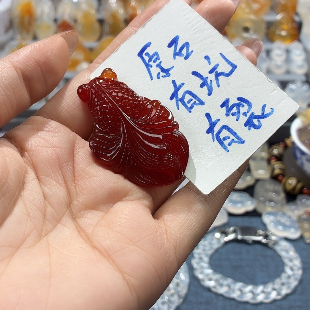 玛瑙/玉髓未镶嵌吊坠(不含链)