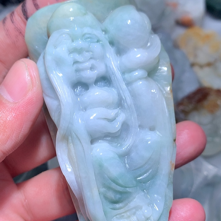 翡翠未镶嵌颈饰保真天然a货翡翠