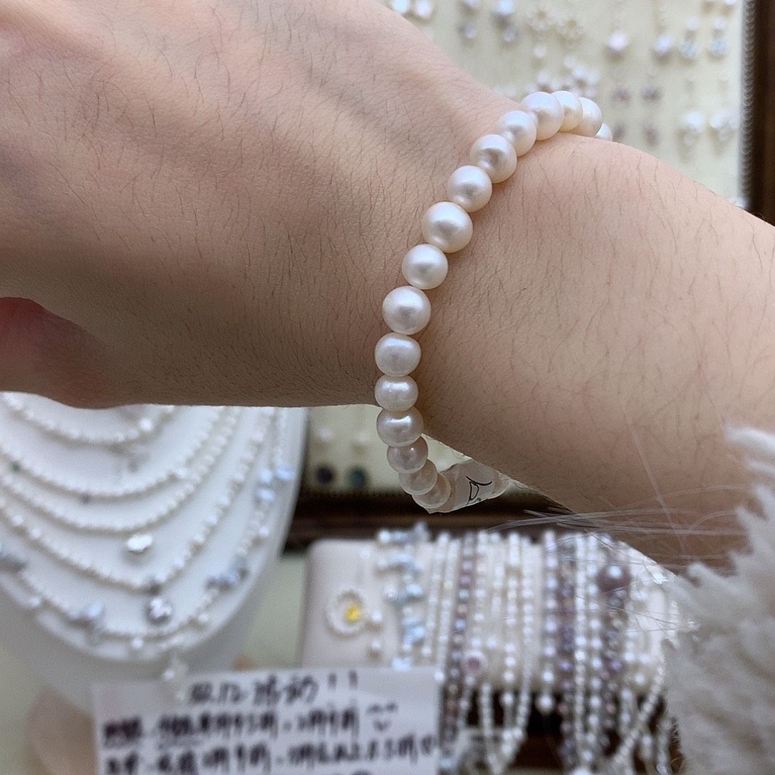 淡水珍珠未镶嵌耳饰