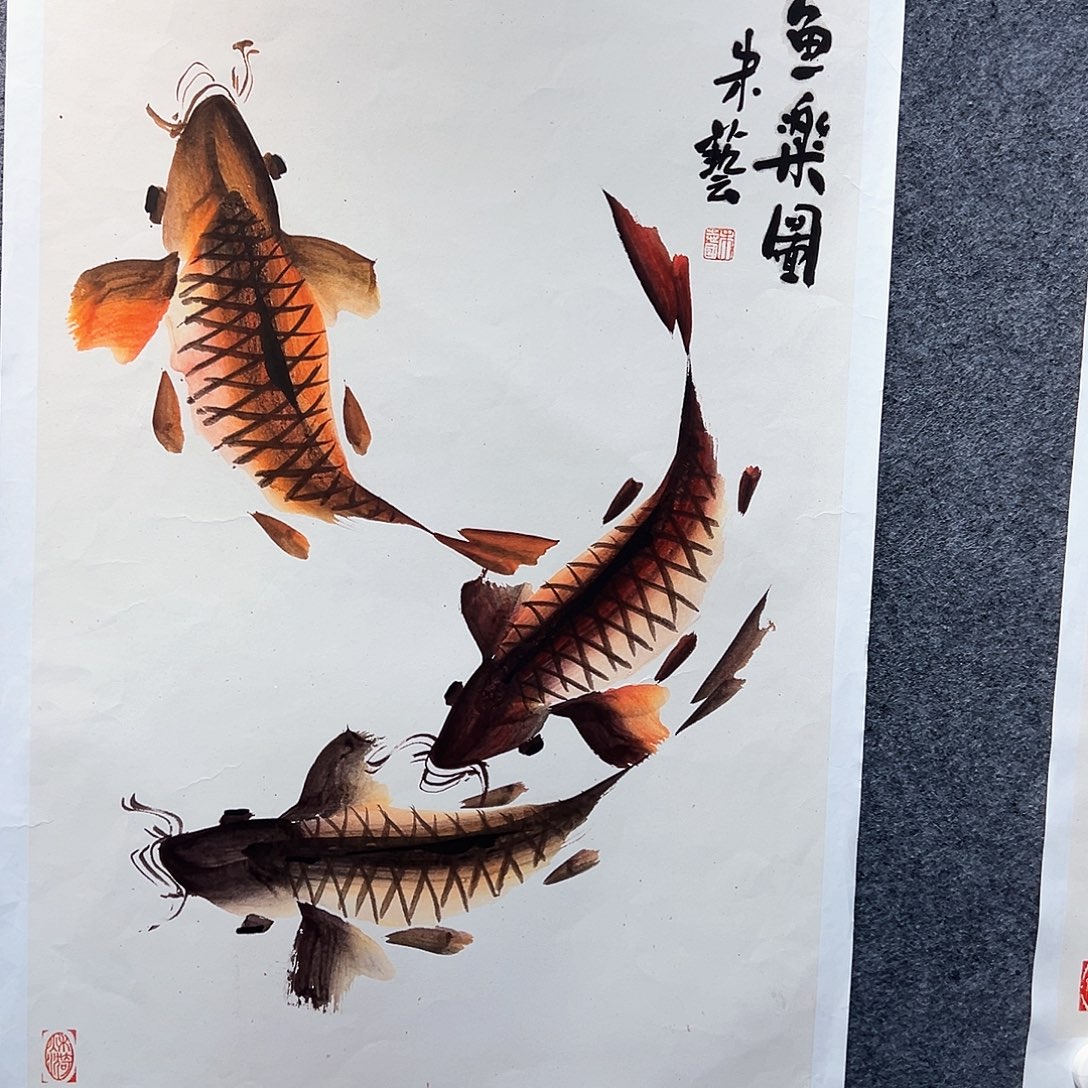 国画纯手绘系列画心