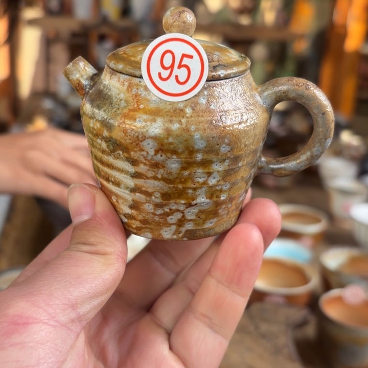 壶碾*尘【瓷与故事】柴烧壶