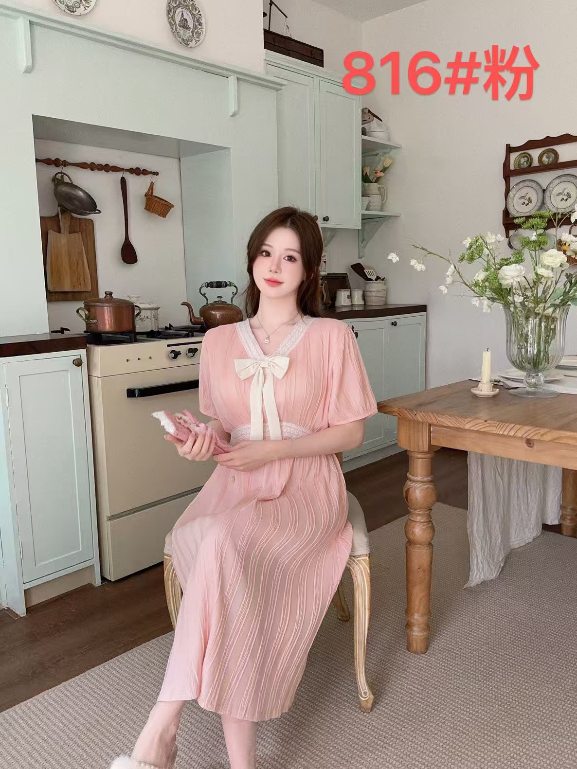 《编号051-100》找到对应编码下单睡衣兔兔家居服