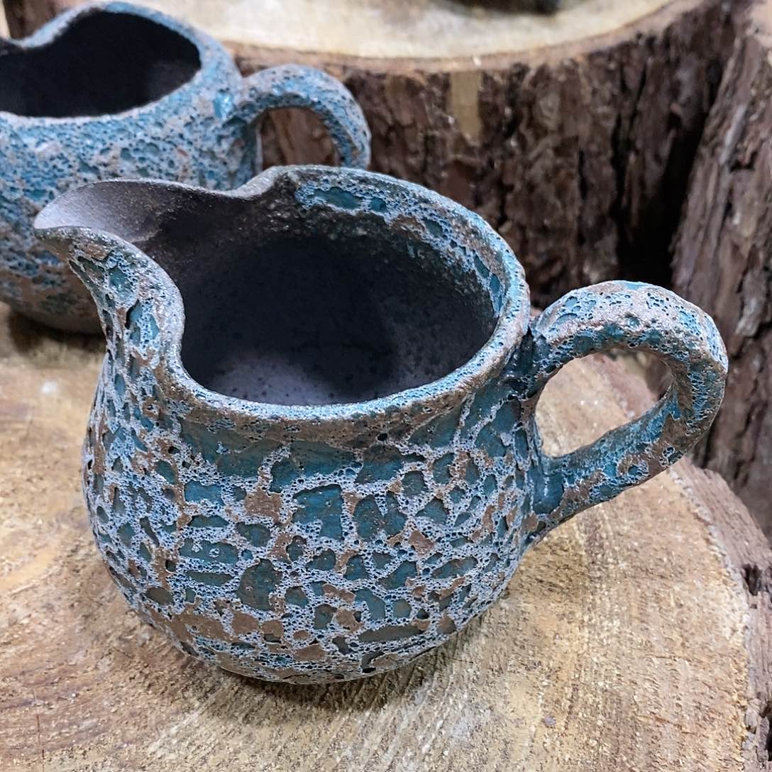 粗陶岩矿志野茶器