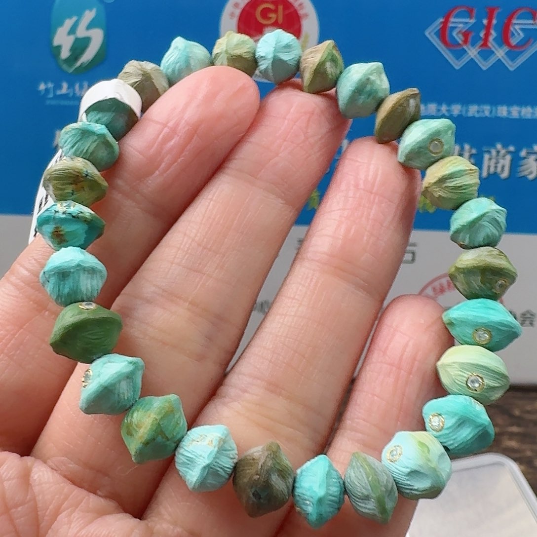 绿松石珠宝奇石未镶嵌