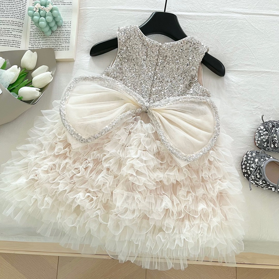 【霞光】连衣裙女童裙子夏季吊带长袖公主裙A字裙冬季纯色女X2502