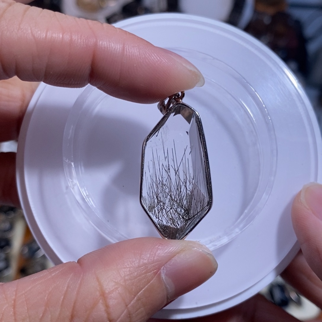 未镶嵌手链水晶黑发晶全透体满发顺发35×16×13