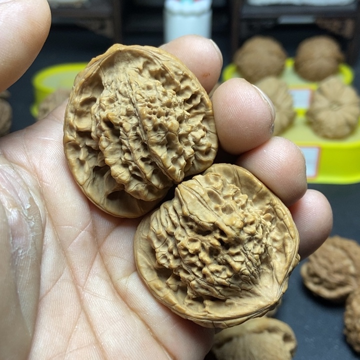 核桃麒麟纹蛇头003