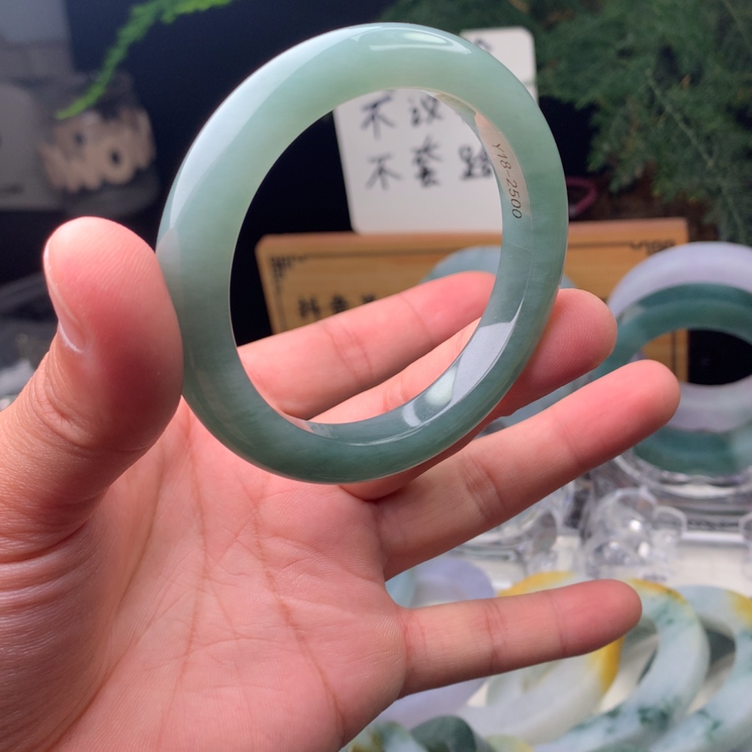 翡翠手镯未镶嵌手镯53-54-55