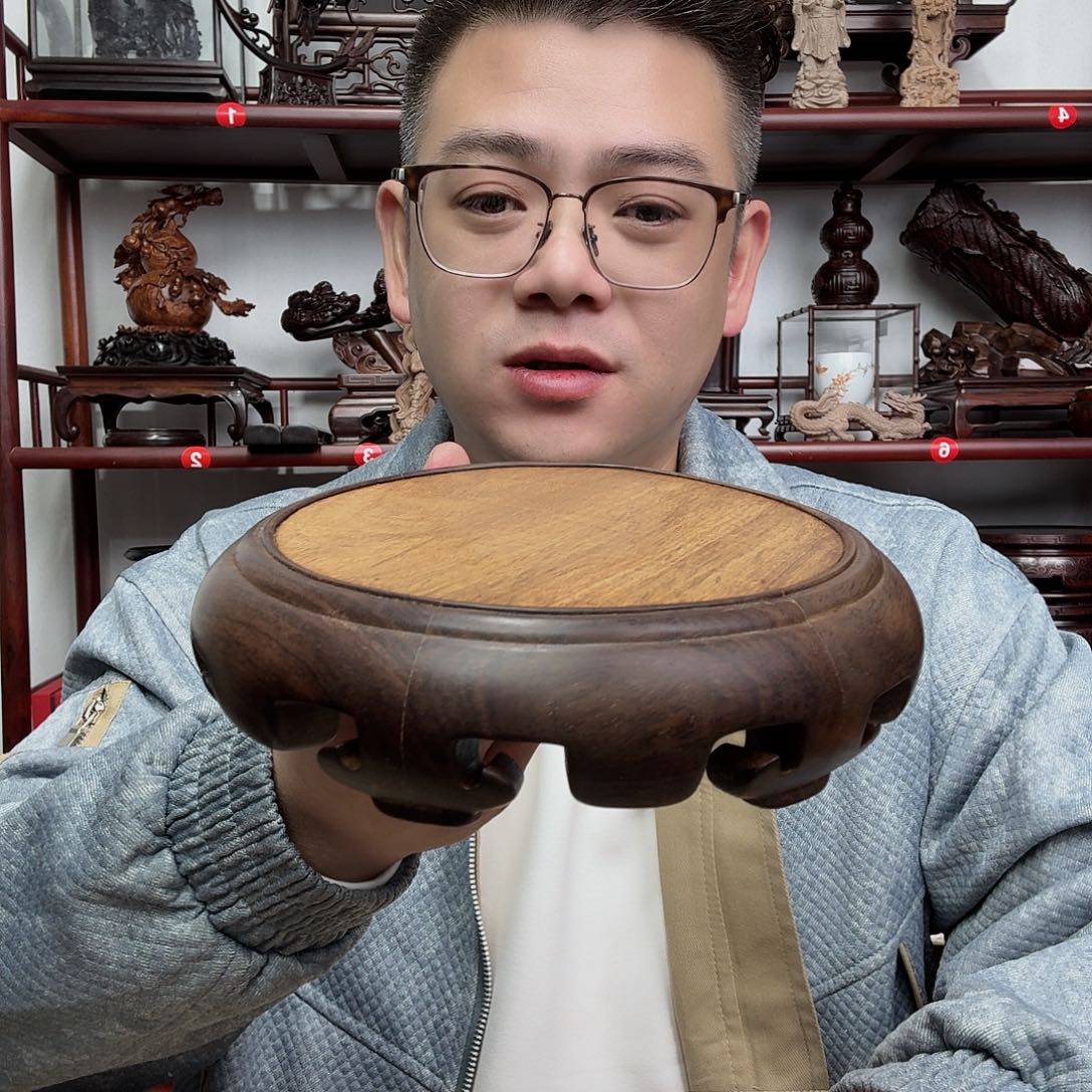 黑檀木工艺品底座