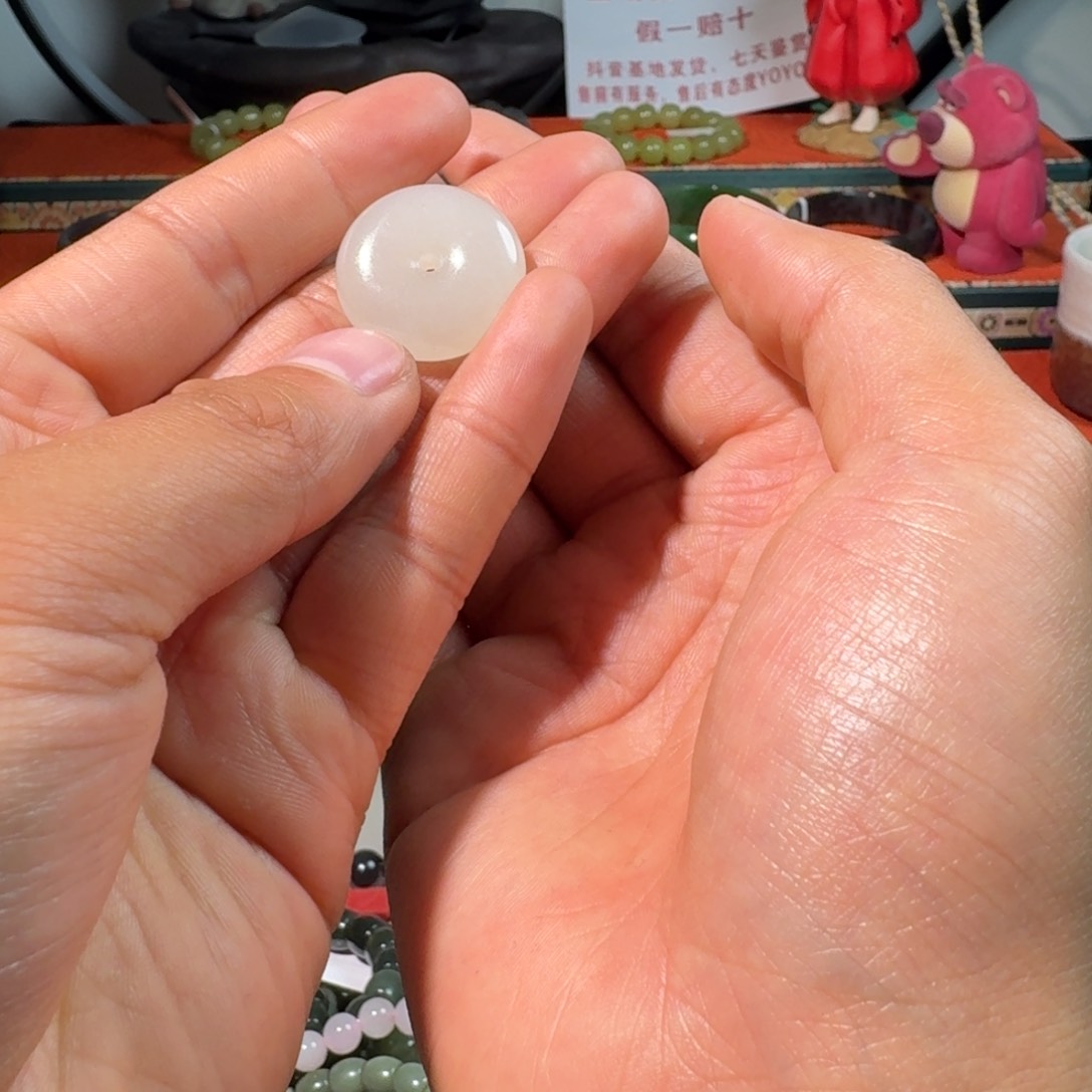 和田玉手串未镶嵌和田玉平安扣