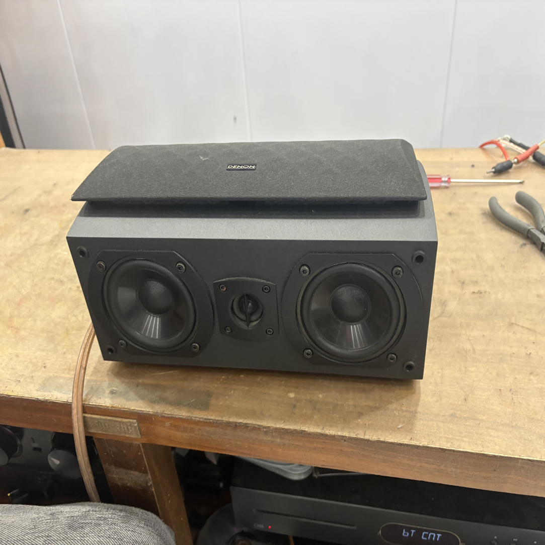 8新 Denon/天龙 二手天龙中置音响，运费自理，不支持无理由退换货