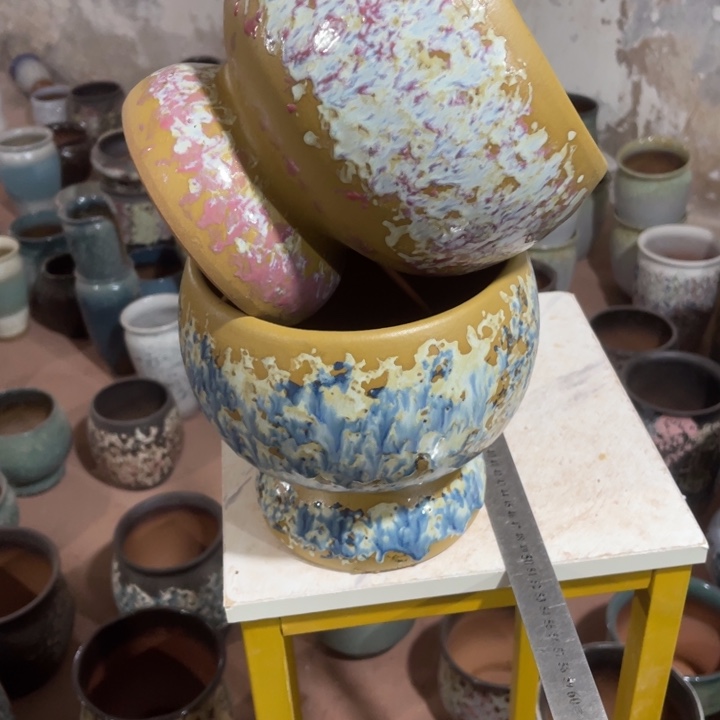 花盆紫砂口径18高度19两只正品