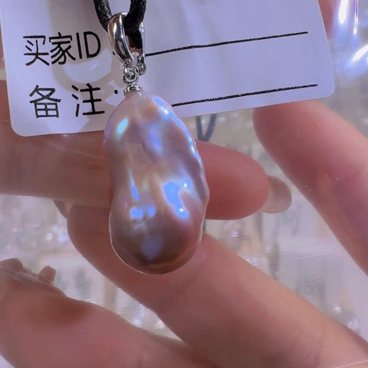 淡水珍珠颈饰银S925镶嵌
