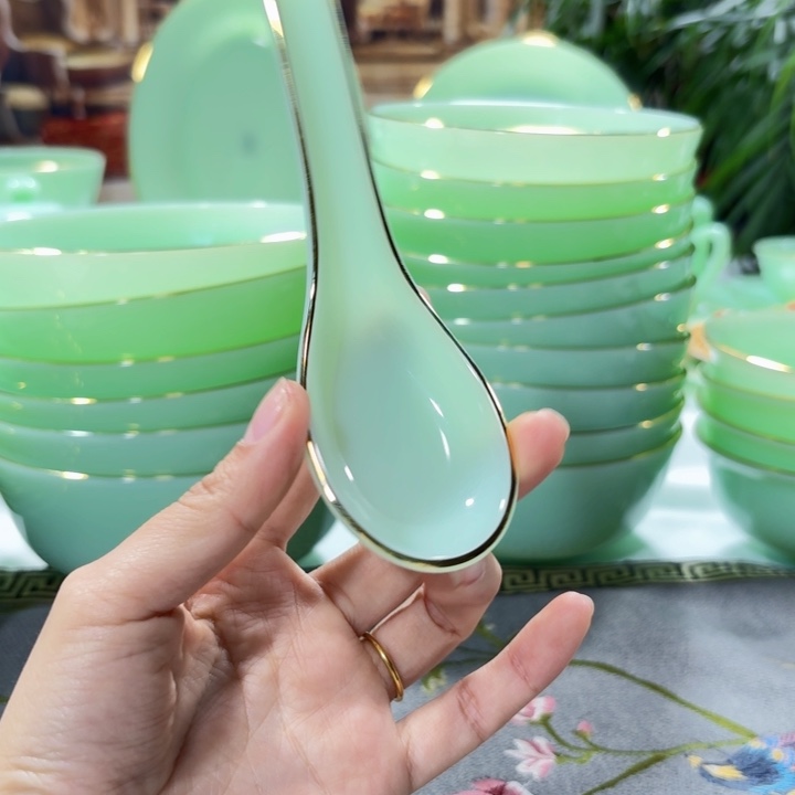 景德镇陶瓷景德镇陶瓷勺子4个