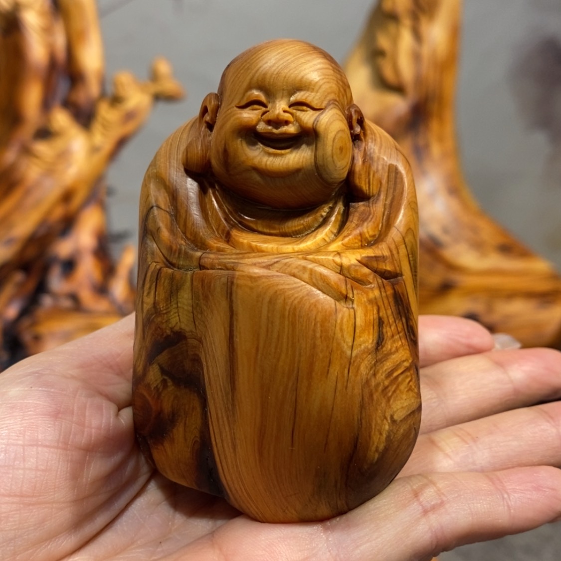 【闪购商品】柏木（崖柏）根雕木雕工艺品摆件创意，满十送一手把件