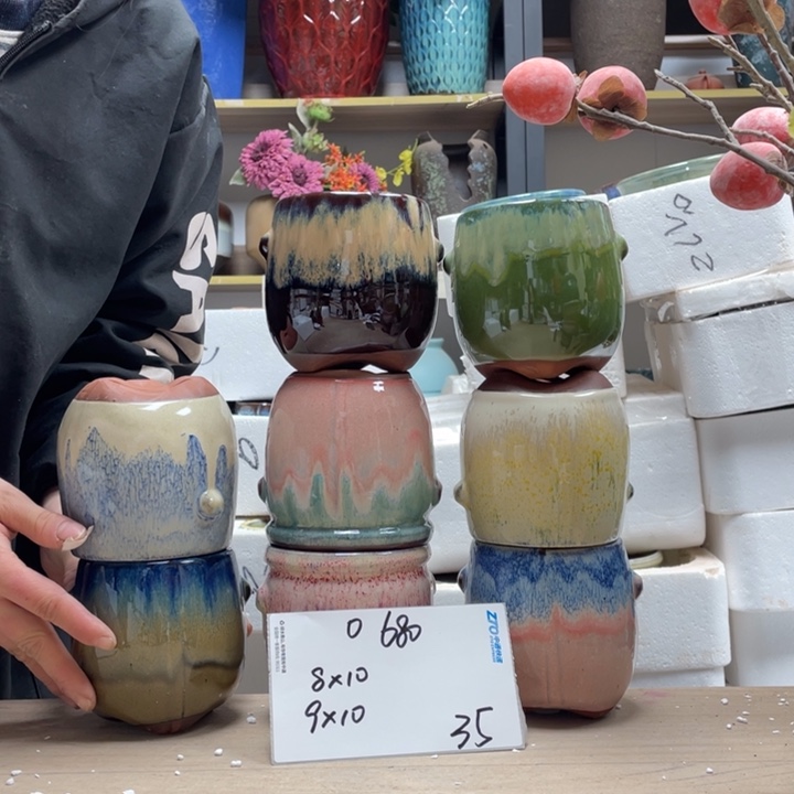 粗陶多肉花盆微瑕680