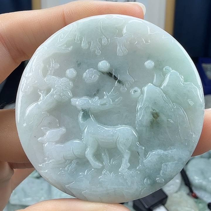 翡翠未镶嵌颈饰翡翠