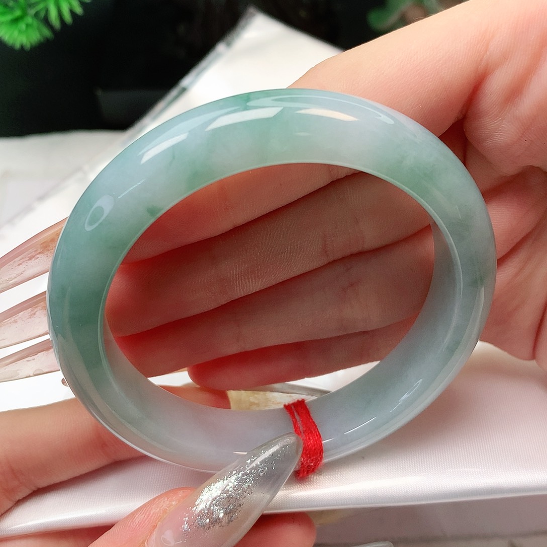 未镶嵌手镯翡翠正圈56