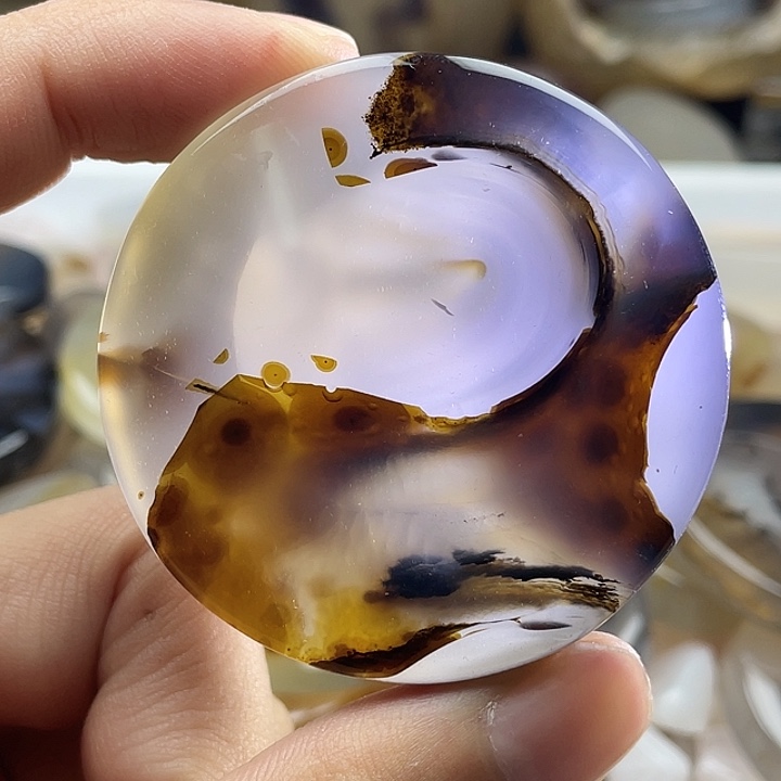 玛瑙/玉髓合金颈饰