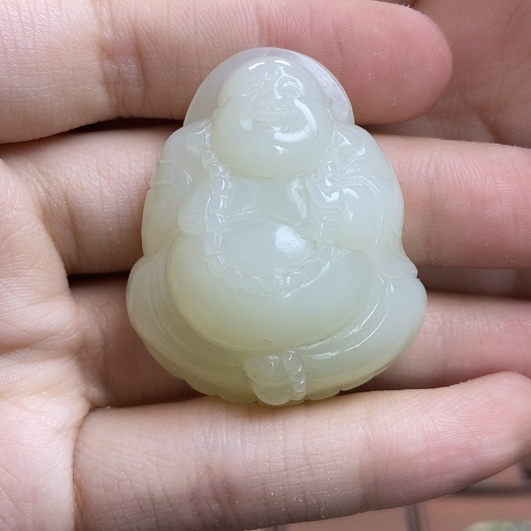 和田玉（糖玉）颈饰未镶嵌