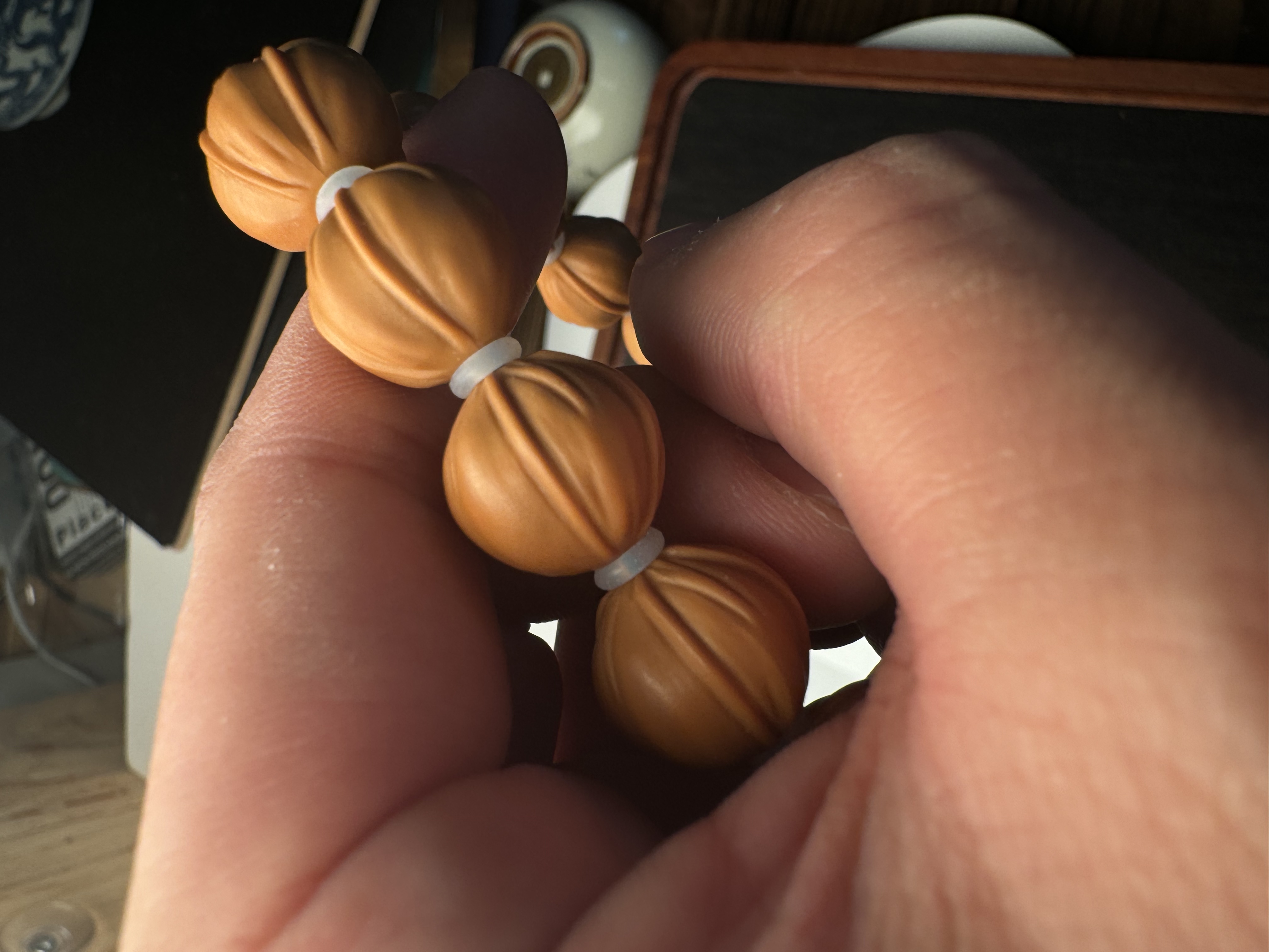 【猴头铁核】精工雕刻铁核猴头手串雕刻