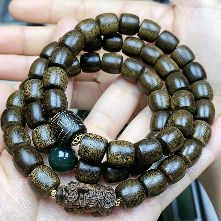 沉香碎屑沉香静****然越南芽庄白棋楠定制款