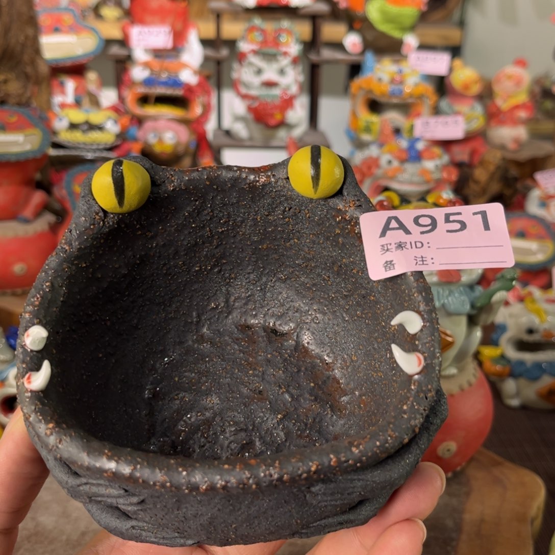 泥塑纯手工茶宠摆件