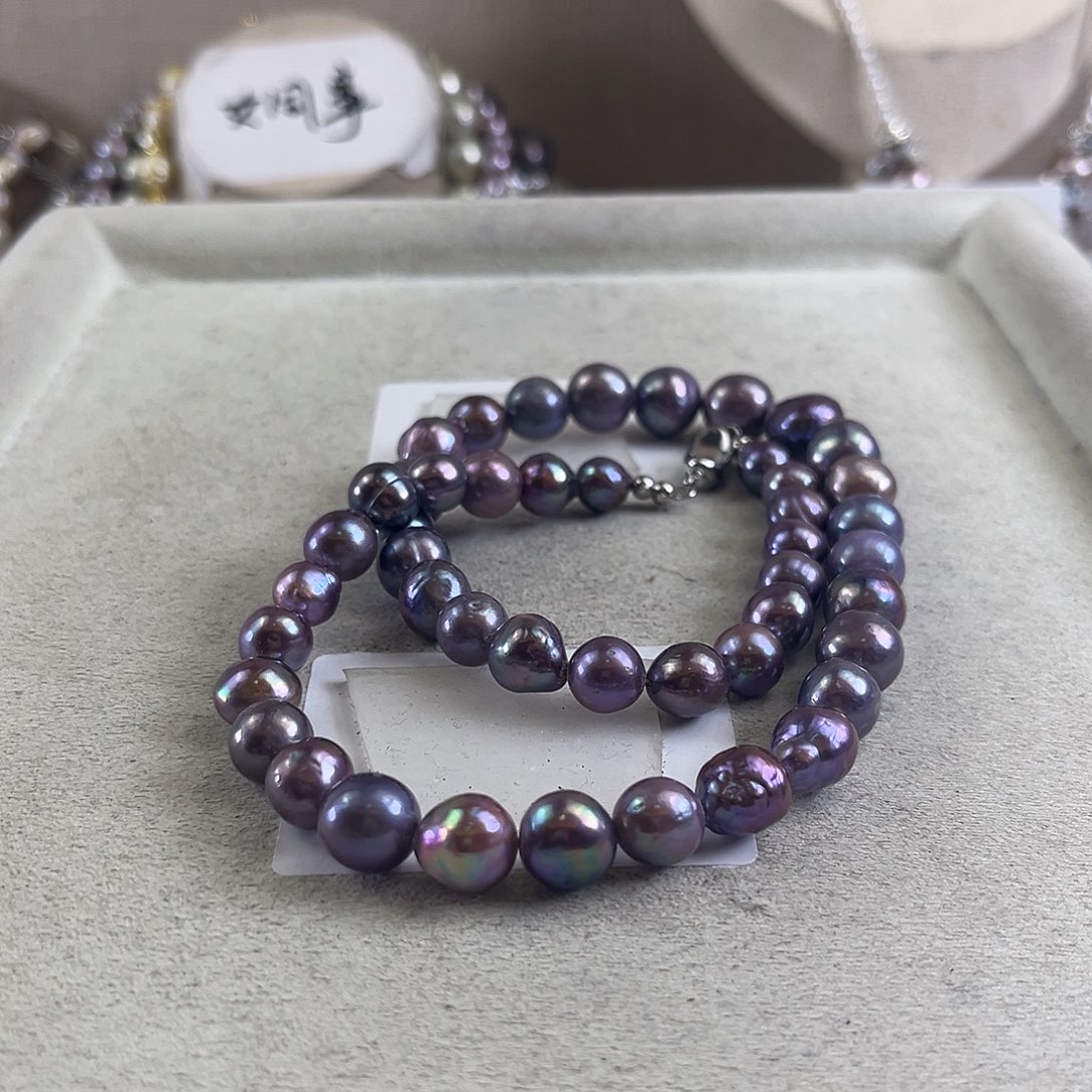 淡水珍珠未镶嵌项链【纯恬】