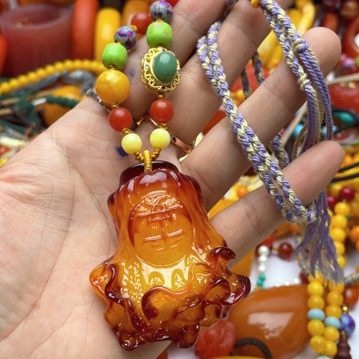 树脂制品138号白菜锁骨链