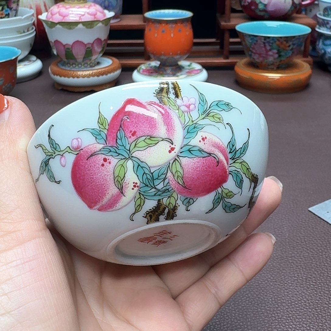 瓷片景德镇仿古手工制作精品展示