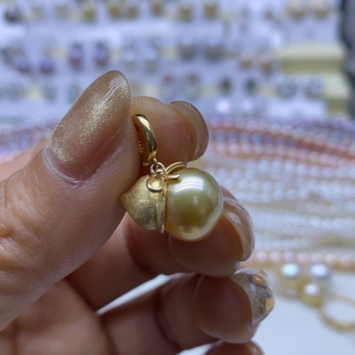 【闪购商品】海水珍珠颈饰银S925镶嵌