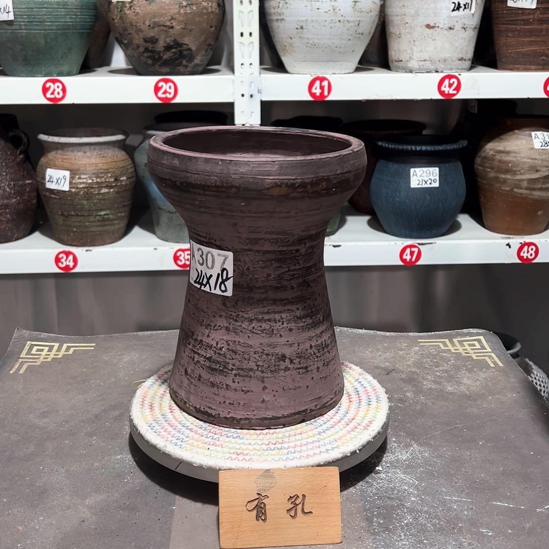 红陶36粉色有孔有孔