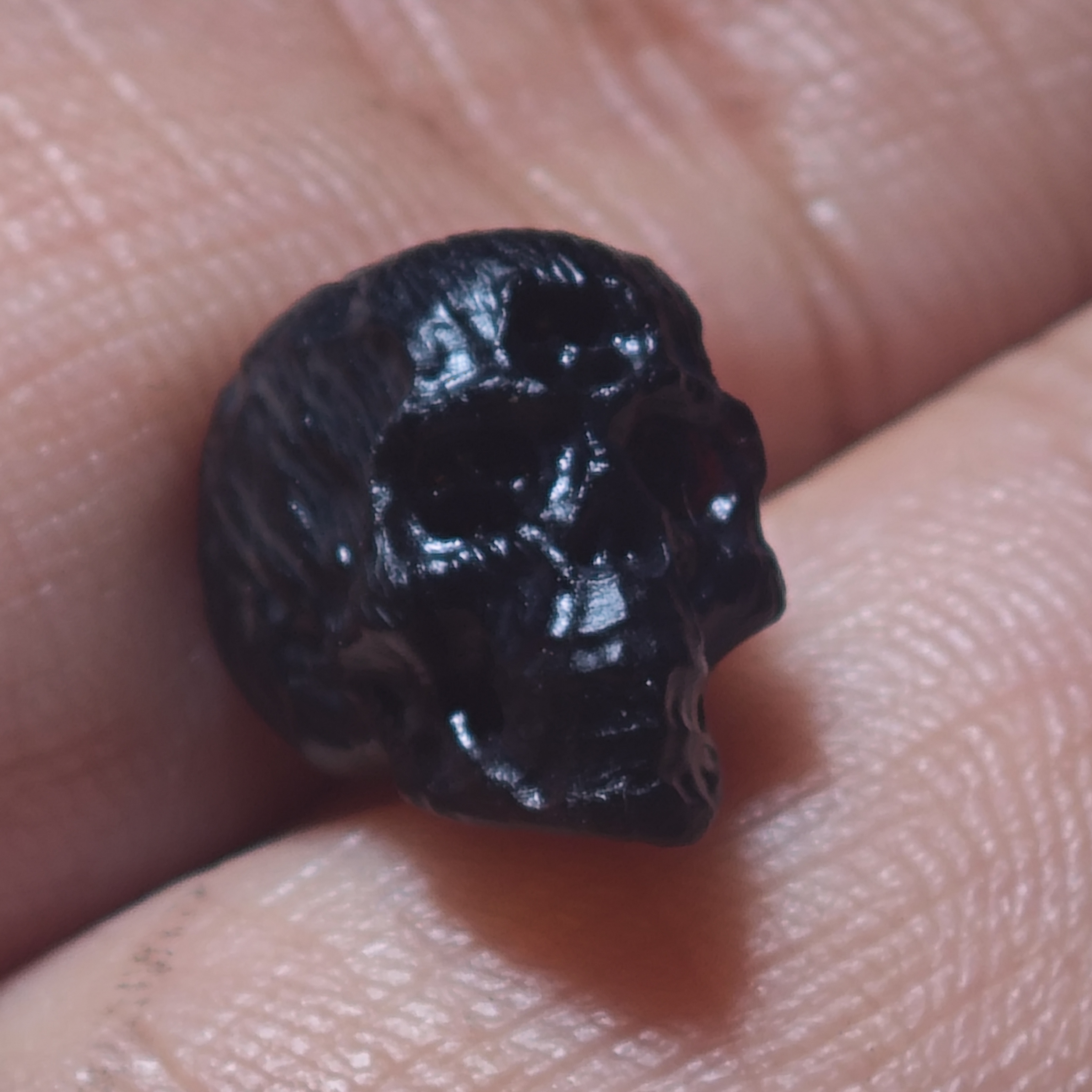 【不言骑 · 三界】gc黑三全竖 竖孔三眼骷髅 尺寸13*9*12 