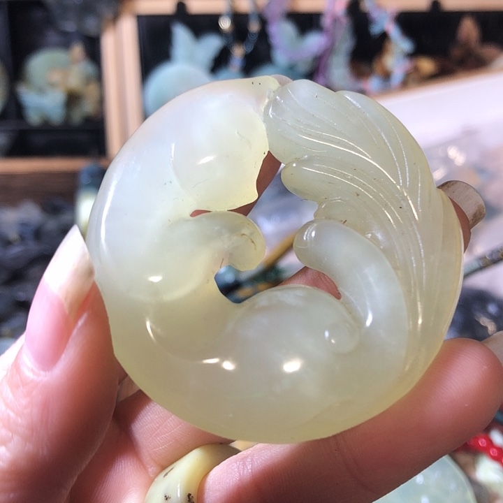 岫玉未镶嵌岫玉挂件