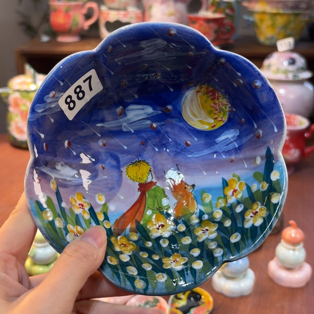 景德镇手绘高温釉下彩陶瓷茶具