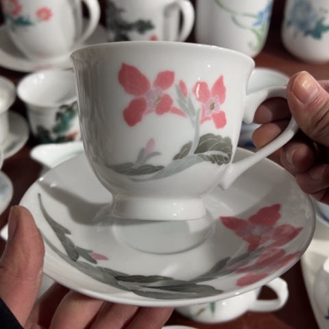 醴陵高温瓷釉下手绘一套