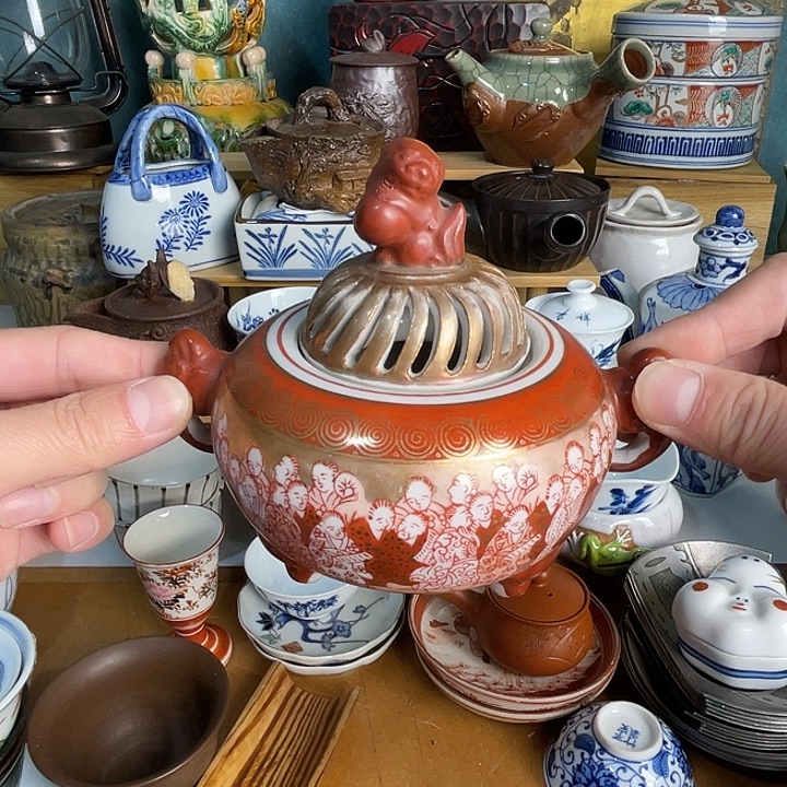 老***农瓷片香炉好看的不错的