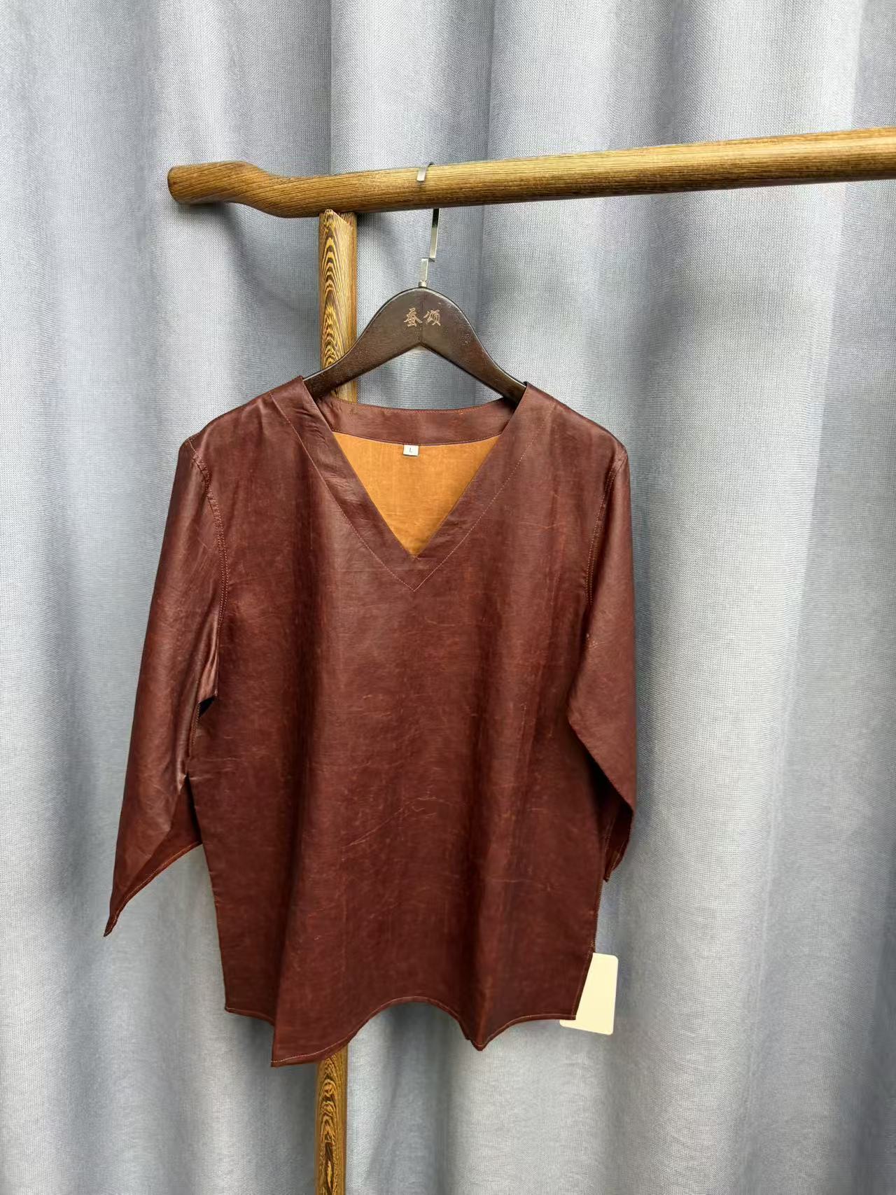 2025新款时尚休闲香云纱上衣Y745