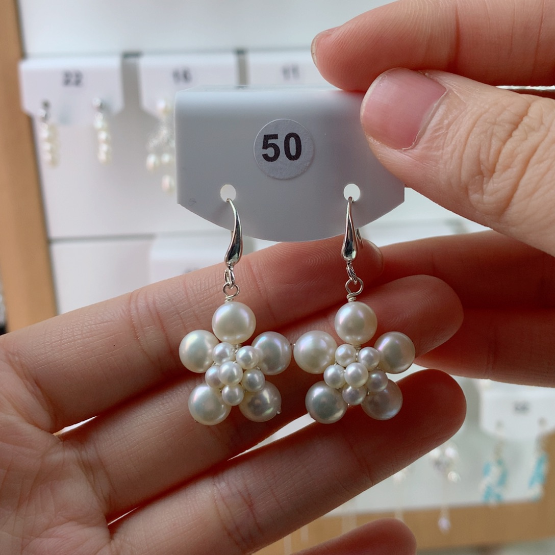 未镶嵌耳饰淡水珍珠
